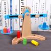 Montessori Math Teaching Tool Wooden Balance Scale Children'S Balance Weighing Early Education Educational Toys For Kids