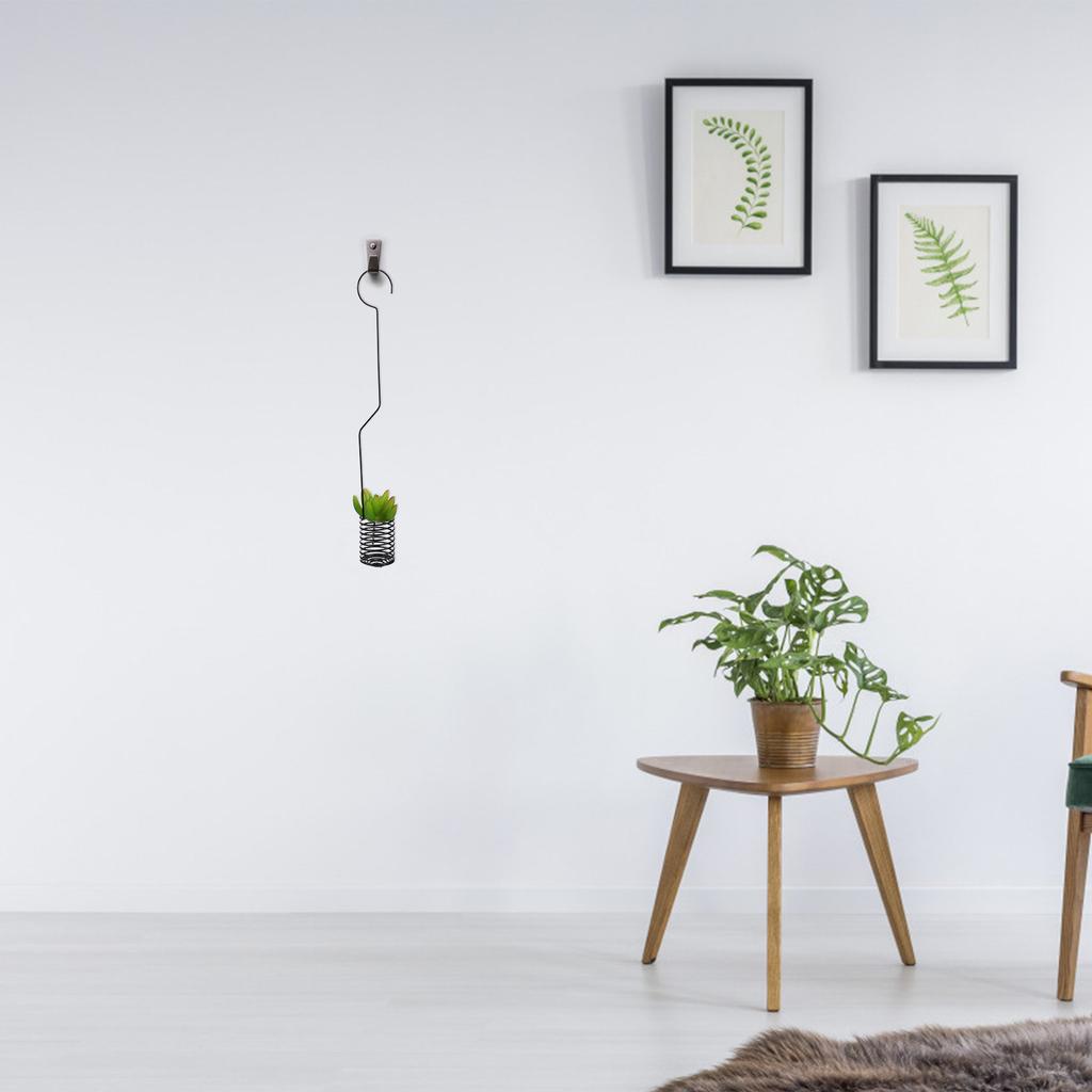 1Pcs Air Plant Hanging Hook Pineapple Design Strong Iron Tillandsia Holder Decorative Display Planter for Home Garden