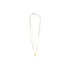 Celine Alphabet Series Minimalist Letter P Brass Necklace Unisex necklace 46N0P6BRA-35OR