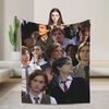 New Arrival Criminal Minds Spencer Reid Flannel Blanket  Warm Throw Blanket for Couch Chair Camping Bedspread Sofa Bed Cover