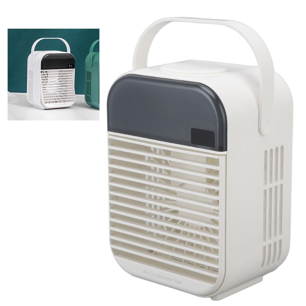Portable   Conditioner Fan 3 Wind Speed Efficient Misting Low Noise USB   Conditioner Cooling Fan with Night Light