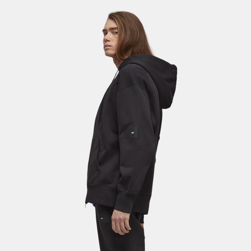 adidas Y-3 Organic Cotton Terry Zip Hoodie Black Unisex Streetwear H44785