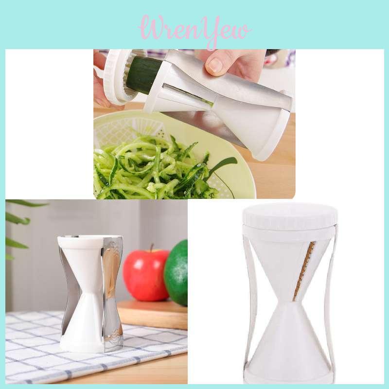 High-quality White Pp Stainless Steel Kitchen Spiralizer Shredder Cutter