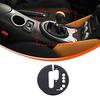 Glossy Black Center Gear Shift Panel Trim Sticker For Nissan 370Z Z34 AT 08-20
