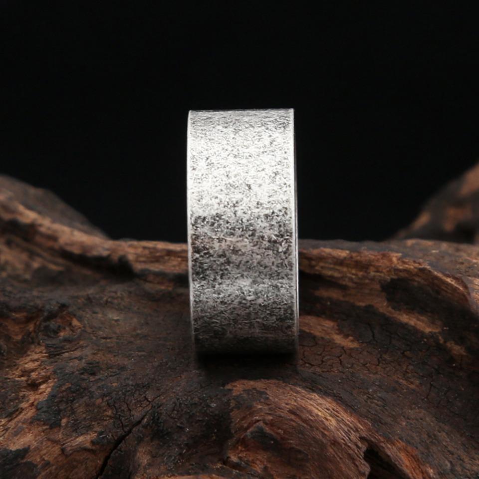 New Antique  Color Simple Rings For Men Women 316L Stainless Steel Punk Hip Hop Fashion Couple Ring Charm Party Jewelry