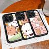 Character Bubu And Dudu Phone Case For IPhone 17 16 15 14 13 12 11 Pro Max Plus Silicone Shockproof Case