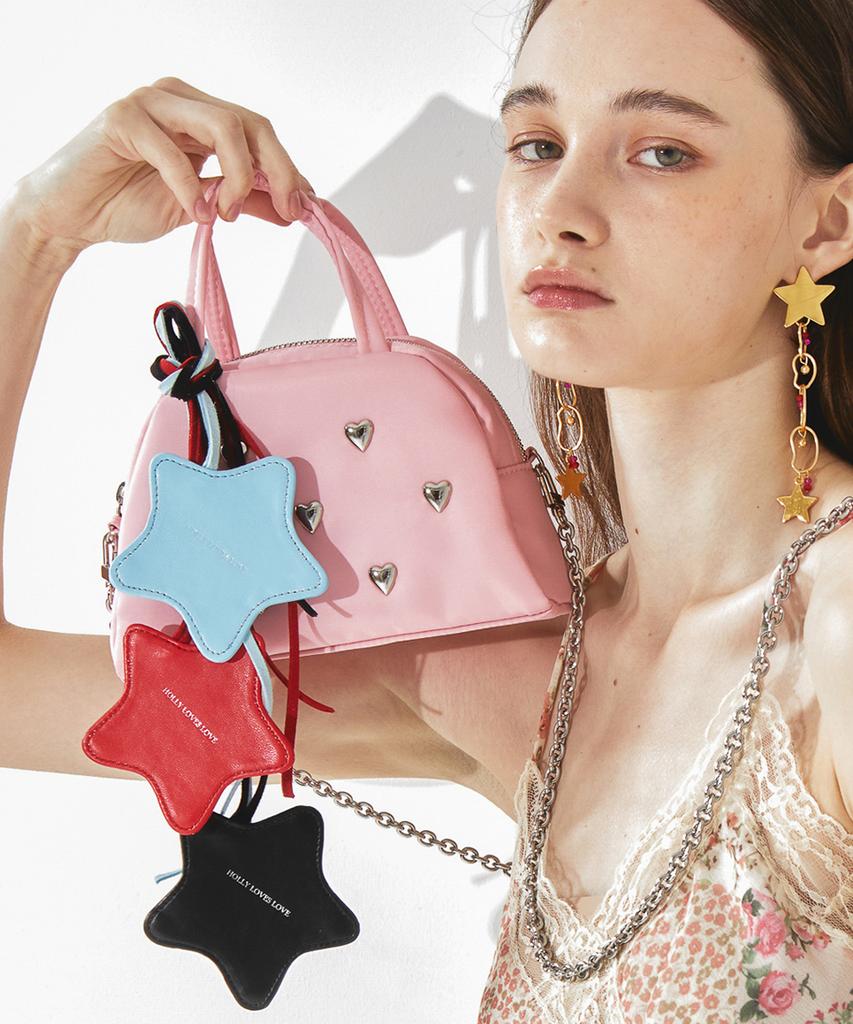 Holly Loves Love Half-Moon Bag Mini_Pink