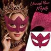 Half Face - Masquerade Costume Accessory for Halloween Ball