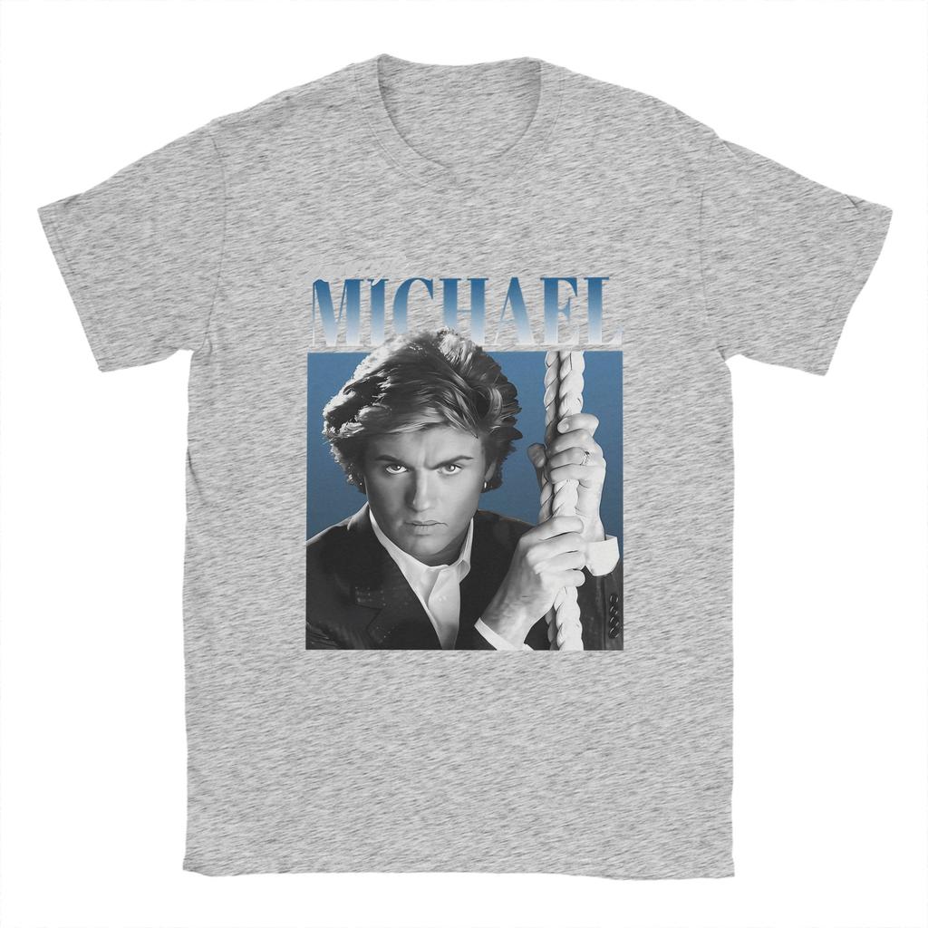 Unisex Last Christmas Album George Michael T Shirt Pure Cotton Clothing Casual Short Sleeve O Neck Tee Shirt Gift Idea TShirt