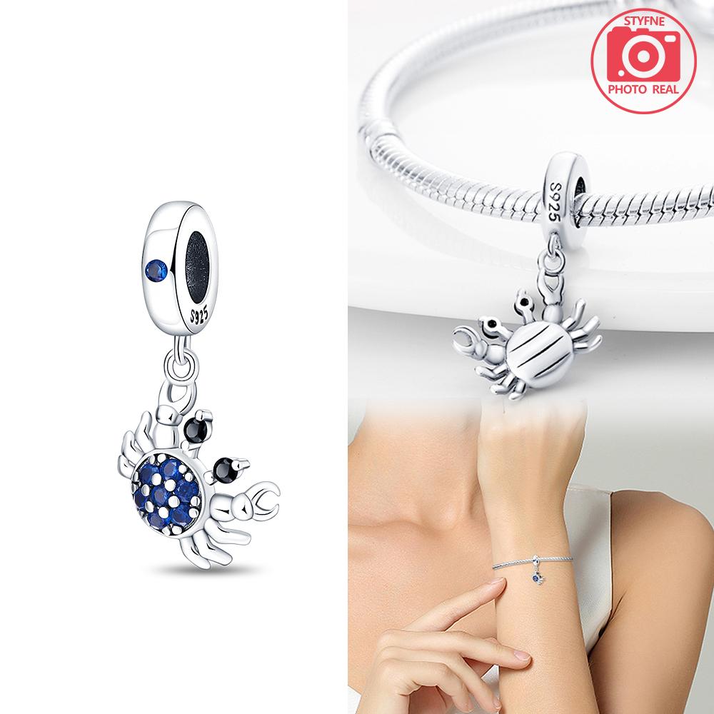 Blue Crab Red Lobster Charms Pendant Copper Colors For Charms Copper Colors Original Bracelet For Jewelry Making