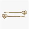 Vivienne Westwood Petra Heart Barbie Pin Hair Clip 67030018 02r782