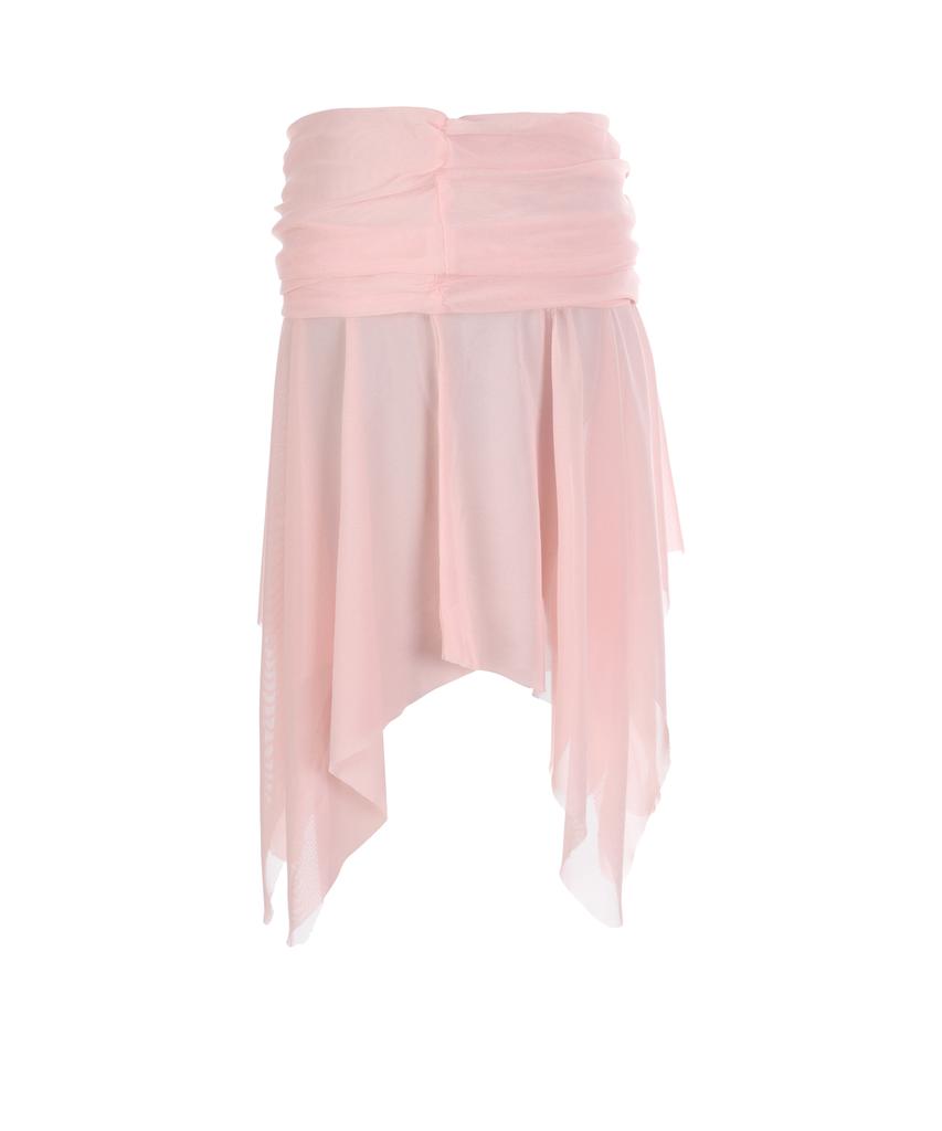 Lara Fox X Layered See Through Skirt Pink Bs2Ws003
