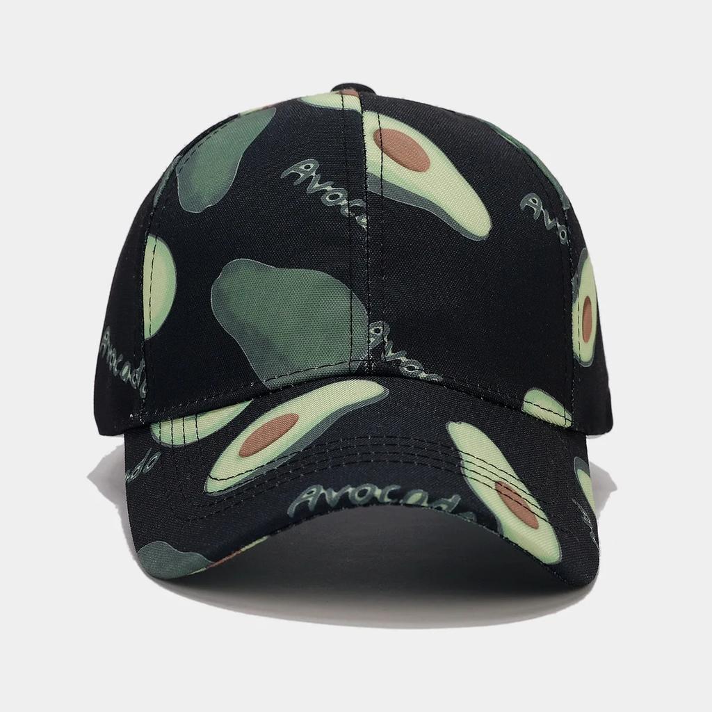 Baseballpetten met Fruitprint Zomerse Buitenzonbescherming Zonnehoeden Dames Heren Reizen Strand Anti-Zon Snapback Damesmode Pet met Vizier