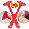 3-in-1 Auto Bus Vrachtwagen Raam Brekende Hamer Noodontsnapping Veiligheidshamer Glasbreker Gordelsnijder Gereedschap Multifunctioneel
