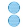 Soft Glue Cup Mat Anti Slip Portable Coaster for 2Pcs Car Cup Holder
