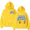 Luke Combs Tour 2025 printed men's and women's fashionable hip-hop retro pullover for autumn and winter casual long sleeved hooded sweatshirt