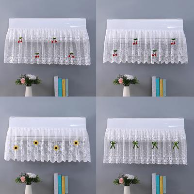 1PC Tenda Parabrezza Antipolvere Pizzo Antivento Condizionatore d'Aria Universale Copertura Pendente Camera da Letto