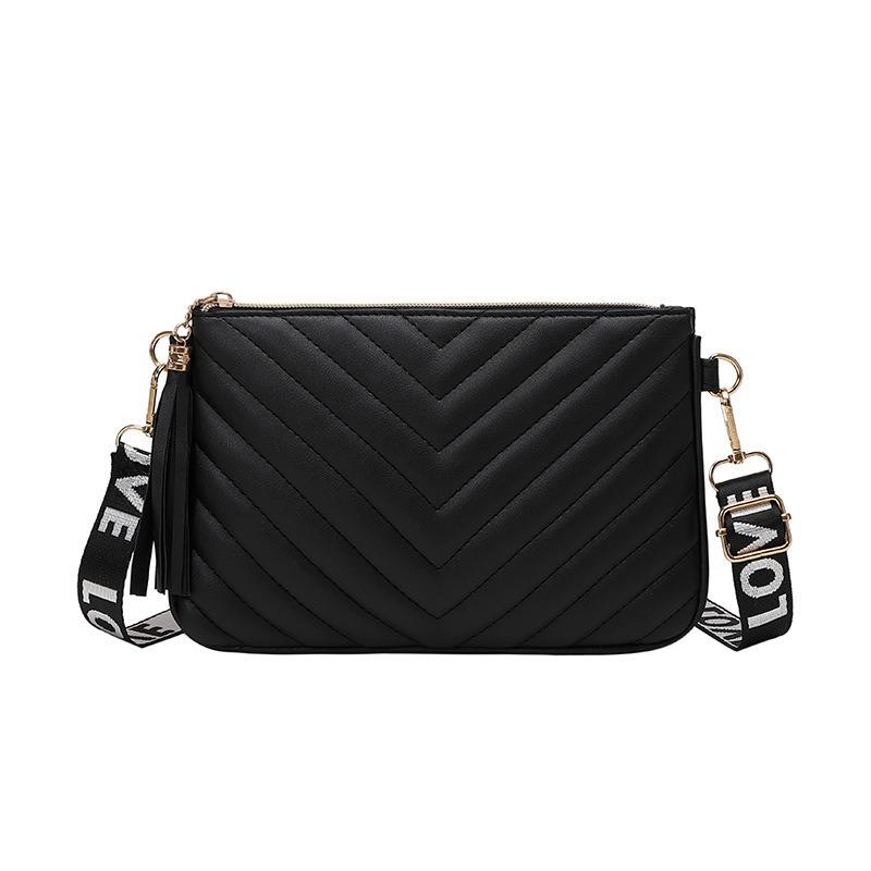 Bag women's pattern new fashion embroidery thread messenger bag women's trend webbing fringed shoulder bag