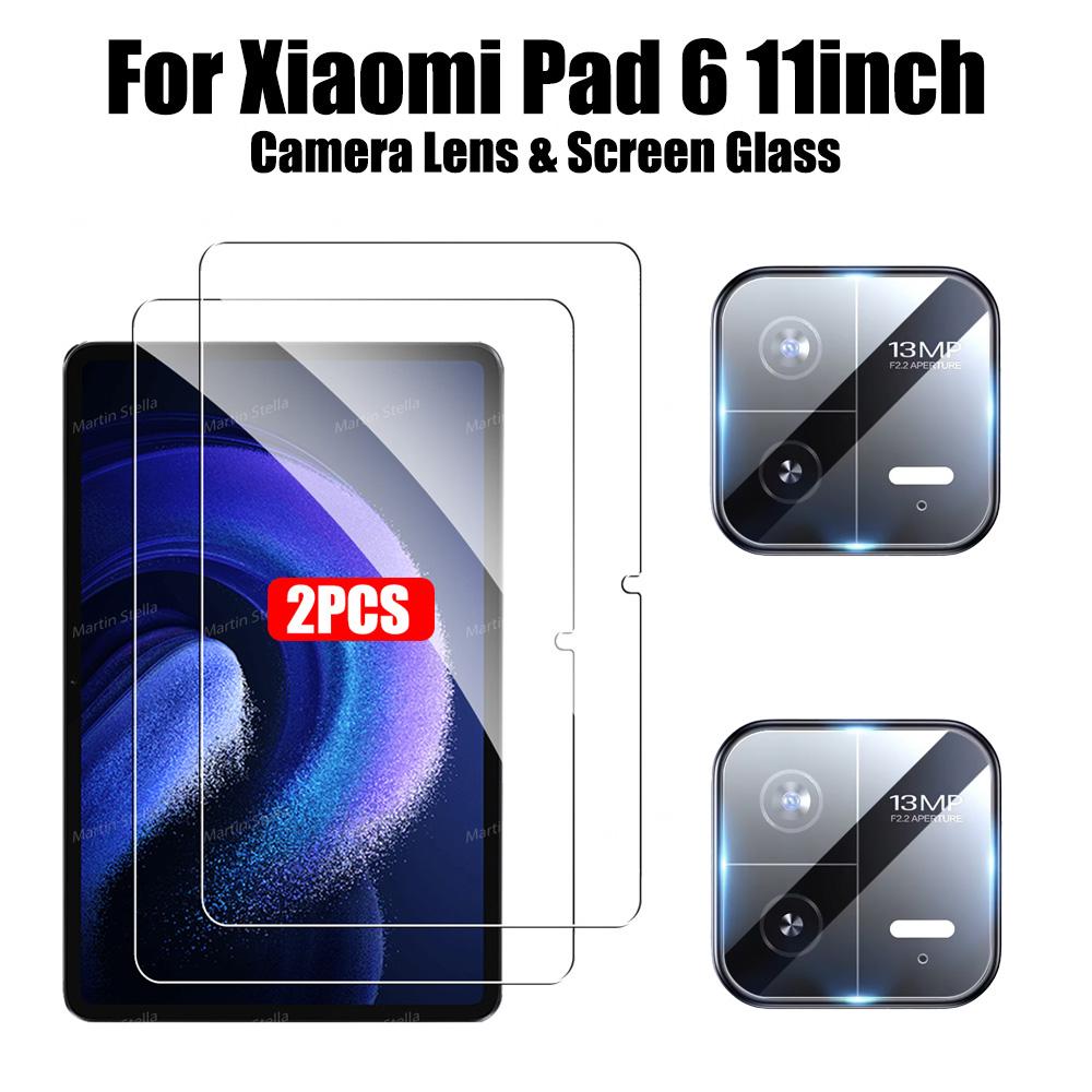 2pcs Screen Protector Tempered Glass For Xiaomi Pad 6s Pro Pad 5 6 Pro Case Friendly Protective Film Accessories