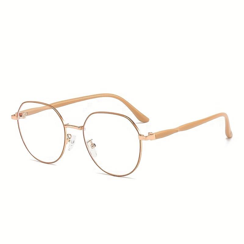 3PCS Anti Blue Light Reading Glasses For Women Men Daily Life Fashion Metal Round Frame Presbyopic Glasses Eyewear With Grade