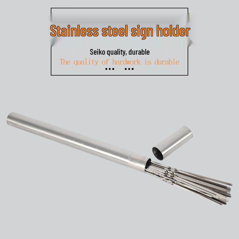 Stainless Steel BBQ Skewer Storage Tube Set