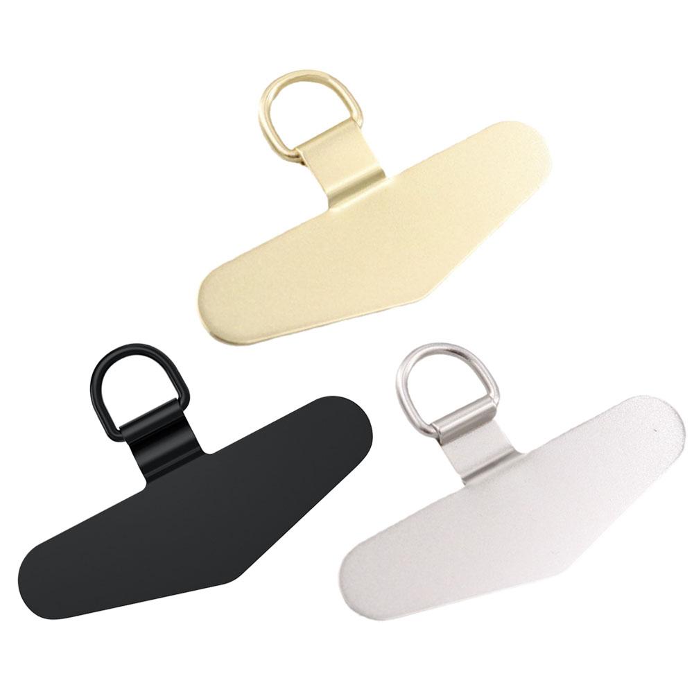 Universal Metal Phone Tether Tab Ultra-thin Stainless Steel Replacement Phone Lanyard Straps Cards Hanging Cord Tab 3/2/1PCS