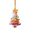 Knitted Christmas Tree Ornament Festival Hanging Decoration for Door Auto Interiors Winter Holiday Party Centerpieces