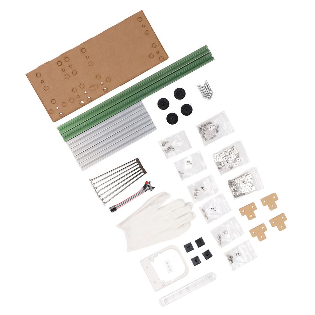 ATX Computer Open Case Bracket Good Heat Dissipation Support 4 PCI Slot Colored Aluminum Alloy DIY Bare Frame for Home