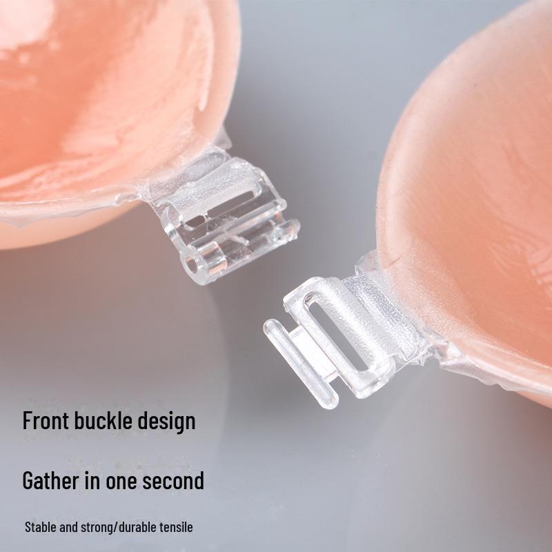 Autocolante din silicon pentru sâni: Sutien invizibil push-up fără bretele pentru rochii de mireasă