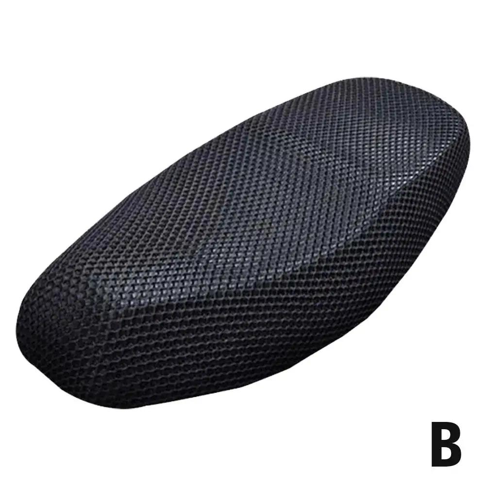 Motorcycle 3D Mesh Fabric Anti-skid Pad Scooter Seat Cover Electric Cushion Bike Seat Breathable Cover Summer Covers New