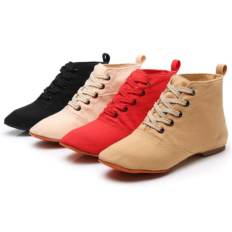 Dance Boots for Kids Adult Ladies Soft Rubber Sole Dancing Shoes Women Jazz Salsa Ballroom Ballet Dance Shoes