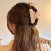 Sweet Acetate Pink Bowknot Pattern Hair Clip Claw Versatile Diamond Hair Accessories For Women Girls