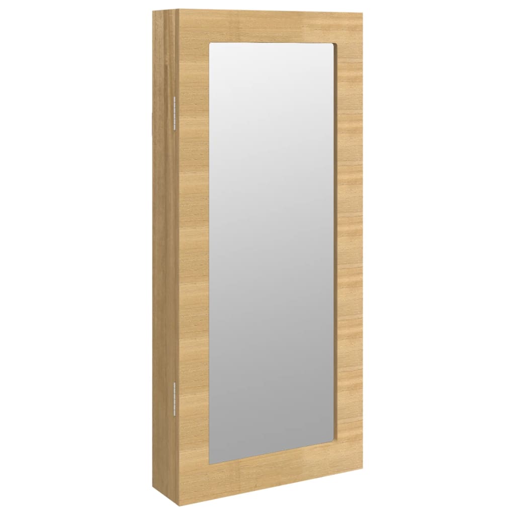 Schmuckschrank mit Spiegel Wandmontage 30 x 8,5 x 67 cm