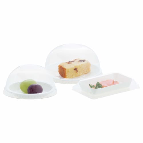 Sunnap Small Square Tasting Plates, 100 Pieces [Small Plates, Tasting Plates, Square Plates, Hors D'oeuvres, Sample Plates, TST-KS]