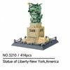 Moc World Architecture Statue Of Liberty Large Collection Building Blocks Set Model Kids And Adults Christmas Gift