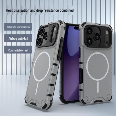 iPhone 17 Pro Max Magnetische Hautgefühl-Hülle mit Airbag-Sturzschutz