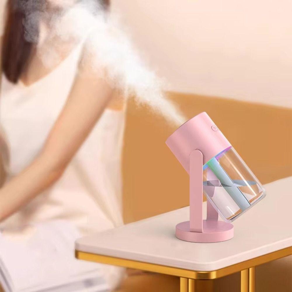 Comforting Starry Sky Projection Humidifier Creative Desktop Cool Fogger  Travel