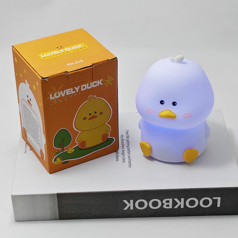 Little Duck Silicone Night Light & Stress Relief Lamp