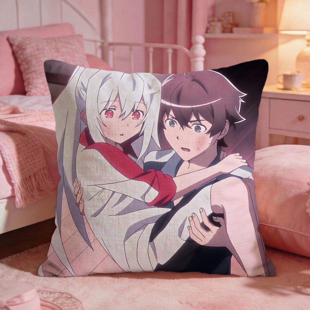 Plastic Memories Anime Cushion Cover Premium Comfort Reversible Pillow Cove Two In One Design For Any Room  Car Interior
