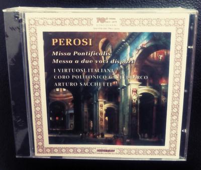 CD PEROSI, L. - Missa Pontificalis  GB22972 Bongiovanni 2003 Italy Classical Used