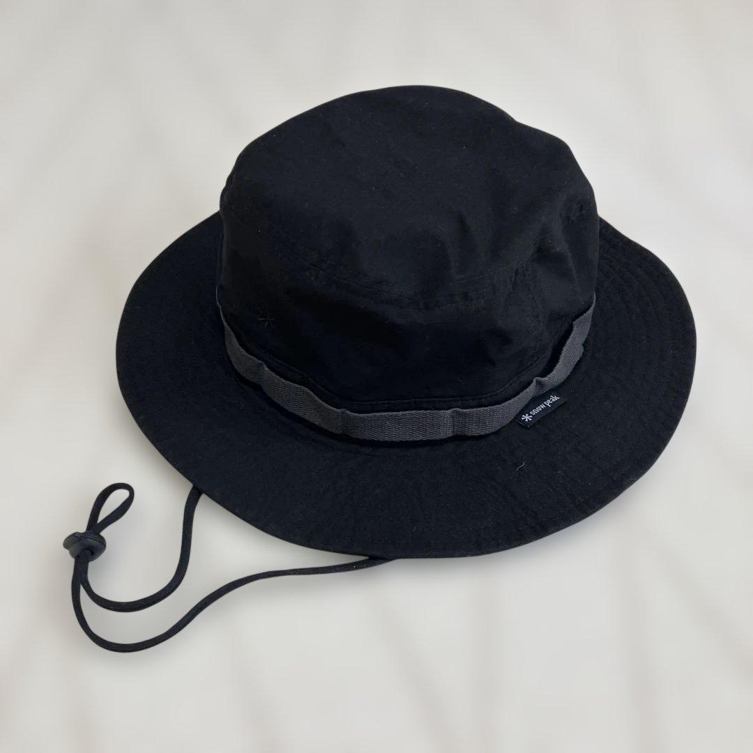 Used snow peak Snow Peak Outdoor Hat Hat Black