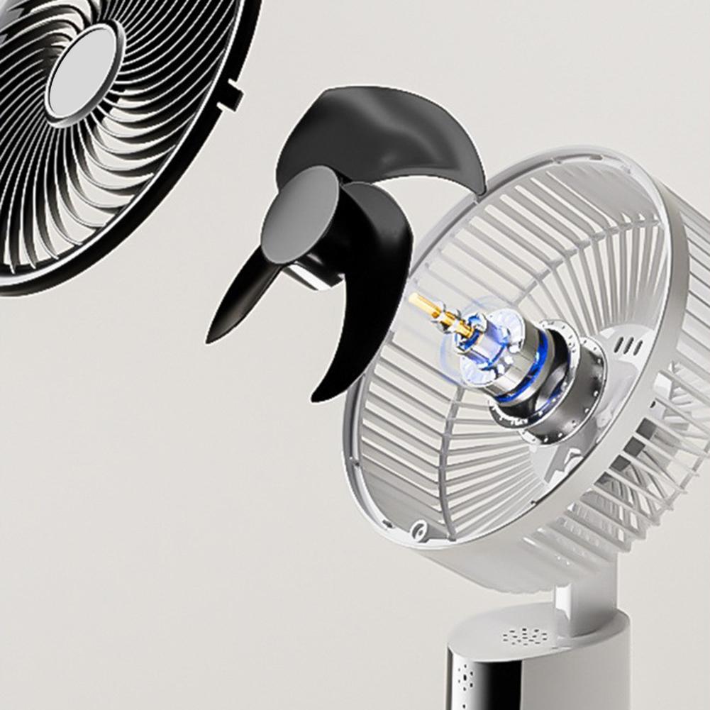 Pedestal Floor Fan,USB Rechargeable Oscillating Standing Fan,Airs Circulation Fan,3 Speeds Adjustable Air Cooler,for Summer Use