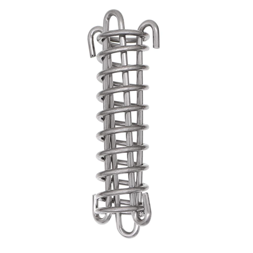 Dog Leash Metal Shock Absorbing Spring Chew Proof Dog Chain Camping Tent Spring Buckle Set Spring Porch Spring Buckle