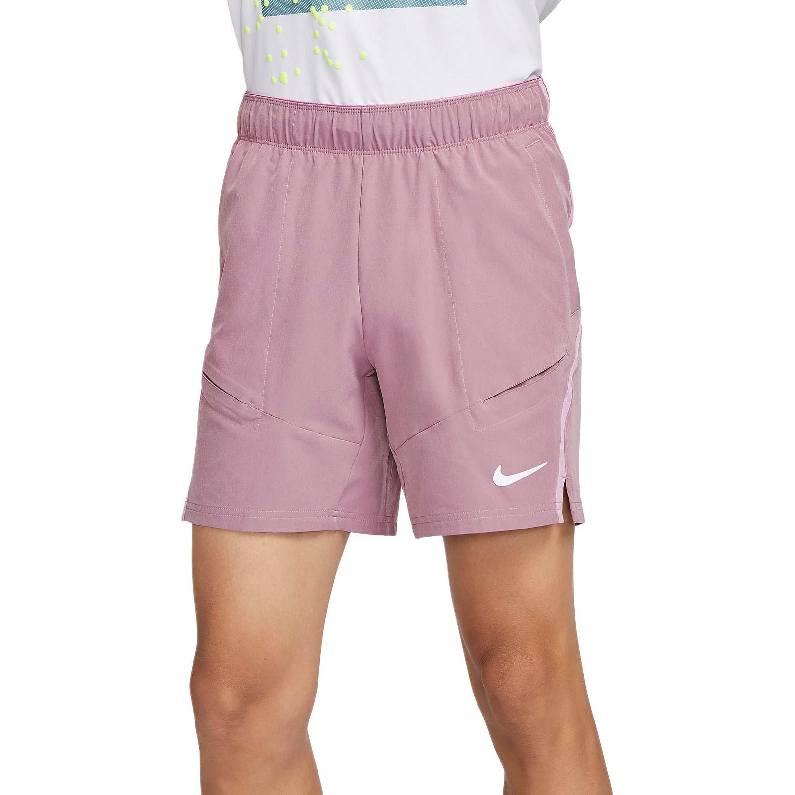 Nike Court AdvantageDri Fit Tennis Bottom Men s Gray Purple/Bold Pink/White FD5337-523 XL