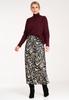 Elegancki Sweter Damski - Sweter Z Golfem - Bordowy Sweter M1101 Rozmiar S/M