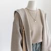 Cardigan Mantel für Damen Winter Oversize Verdickt Einfarbig Locker Langarm Mit Kapuze Cardigan Mantel Oberteil