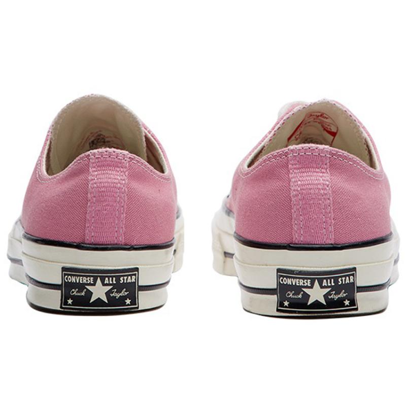 Converse 1970s Allsta Comfortable and Stylish Wear-Resistant Breathable Lightweight Low-Top Canvas Shoes Unisex Pink Ivory