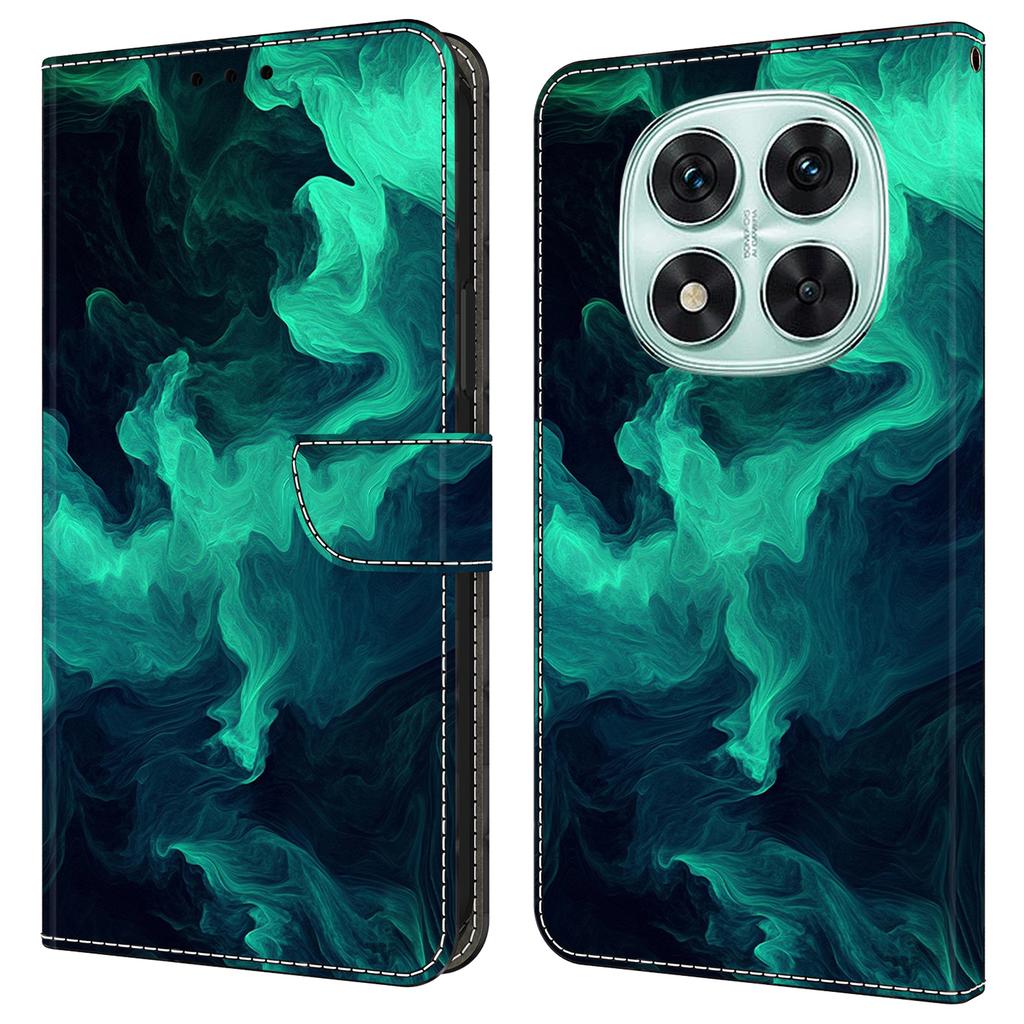 Etui dla Xiaomi Redmi Note 14 Pro 4G Portfel Stojak Wzór Drukowany Skóra PU Klapka Pokrowiec na Telefon