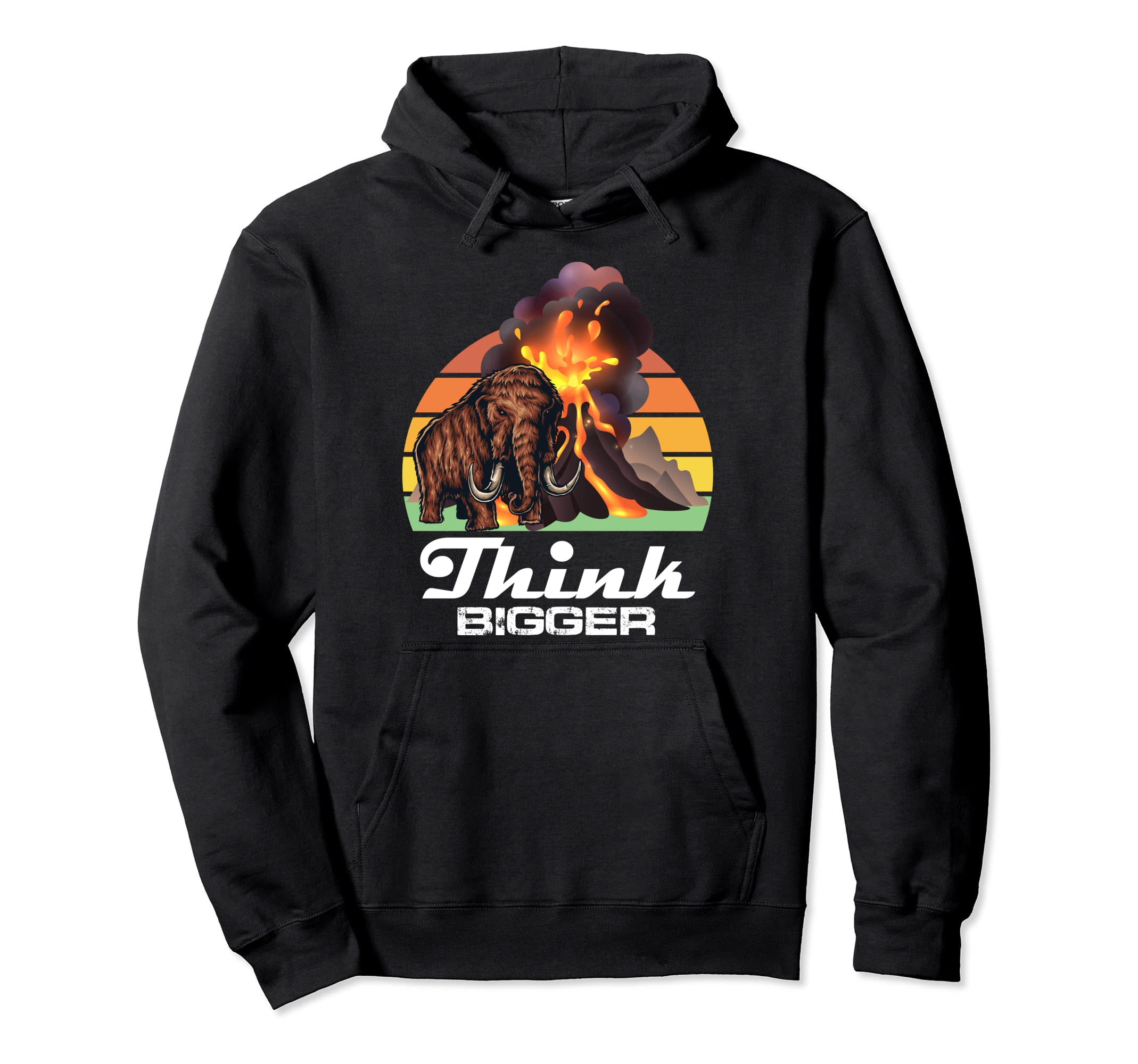 

Funny Mammut Prehistoric Volcano gift design. Hoodie