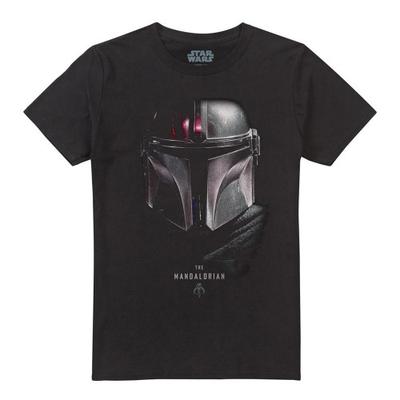Žvaigždžių karai The Mandalorian Unisex Suaugusiųjų Šešėlio marškinėliai